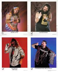 The problem is, the moniker was used by the wrestler, mick foley, back in the 1980s, and now that the butterfly effect rapper is attempting to officially. An Autograph From All 4 Faces Of Foley Squaredcircle
