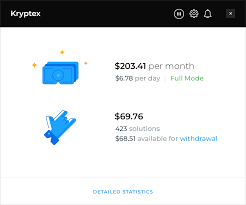 I can't find any sites or places to withdraw or sell my btc. Kryptex Miner