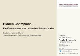 We boost our clients' topline by optimizing their growth strategies, marketing, pricing, and sales. Hidden Champions Ein Kernelement Des Deutschen Mittelstandes Ppt Herunterladen