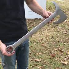 Incredible Awesome Wrench Axe Video Custom Axe Knives And Swords Wrench Knife