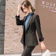 Look at this comment section. Fashion Temperament Casual Professional Women Color Matching Suit Hotel Overalls Insurance Lawyer Interview Small Suit Two Piece Pant Suits Aliexpress