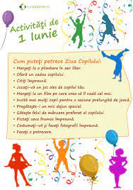 1 iunie ziua copilului activitati. Activitati De Ziua Copilului Suntparinte Ro
