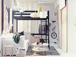 Trones are a favorite for three reasons: Ikea Ideas For Small Appartments Ikea Loft Bed Small Room Bedroom Small Room Design