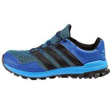 Adidas Running Shoes Black And Blue Adidas Slingshot Tr Mens Af6589 Blue Black Trail Running Shoes Sneakers Size 9 Trail Running Shoes Best Running Shoes Best Trail Running Shoes