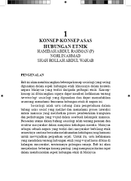 Elemen kesepaduan dalam program ngo. Konsep Konsep Asas Hubungan Etnik