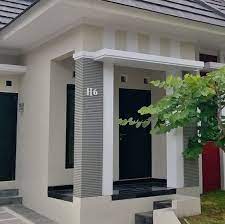 Karena desain rumah adat jawa barat ini memiliki 4 bagian utama, yaitu berbentuk trapesium dan segitiga sama sisi. Tiang Teras Rumah Desain Eksterior Rumah Rumah Minimalis Warna Eksterior Rumah