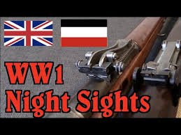 Are skinner sights capable of good accuracy? Ww1 Night Sights Gewehr 98 And Smle Youtube