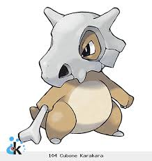 104 Cubone Karakara Pokemon Firered Pokemon 151 Pokemon