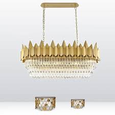 Modern firework led stainless steel pendant lights. Rectangular Dining Room Chandelier Post Modern Light Luxury Model Room Villa Lamps Luxurious Atmosphere Bar Front Desk Crystal Lamp W8416 Rectangle Modern Lighting Manufacturer