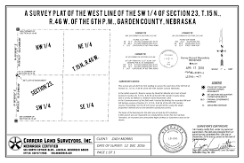 A plat map is a type of map that's used to show the divisions of a parcel of land. Nebraska State Surveyor S Office
