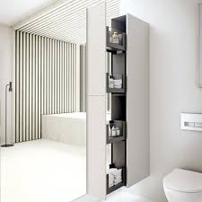 Geberit Acanto Hochschrank Mit Apotheker Auszug Als Raumteiler Front Sand Korpus Sand Matt 500638jl2 Badezimmer Klein Minimalistisches Badezimmer Badezimmereinrichtung