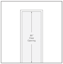 On a typical residential structure, the height of the door's rough opening is usually the height of all of the other doors and windows. Ada Compliance Trustile Doors