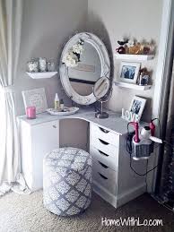 In this video, i build the base cabinet for the bathroom vanity. How To Build Your Own Makeup Vanity Step By Step Instructions At Homewithlo Com Home Decor Home Interior