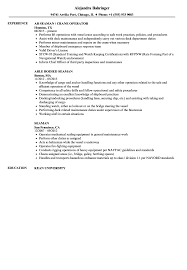 Deckhand resume 2 seaman deckhand resume foodcity me. Seaman Resume Samples Velvet Jobs