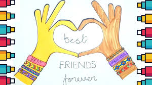 How To Draw Friendship Day Making Best Friends Card Friendship Bestfriends Friendshipgoals Forever Best Friend Cards Friendship Poster Cards For Friends