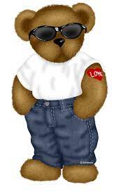 Photo Manipulations And Tubes Bad A Bear Bear Art Bear Teddy Bear Picnic