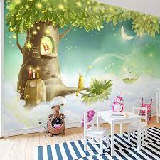 Cartoon wallpaper for home decoration. Custom Photo Wallpaper 3d Dream Cartoon Children Room Living Room Bedroom Home Decoration Wall Art Mural Wallpaper For Walls 3 D Mural Wallpaper For Walls Photo Wallpaper 3dcustom Photo Wallpaper 3d Aliexpress