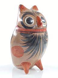 Maybe you would like to learn more about one of these? Lot Vintage Tonala Mexican Folk Art Pottery Polychrome Owl