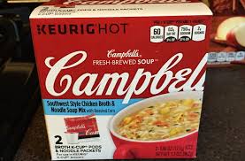 Basic chipotle chicken tacos blackberry crisp apple cream pie eggplant gratin with bechamel sauce california club chicken. Campbell S Fresh Brewed Soup Keurig Hot Review Fast Food Geek
