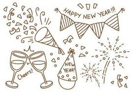 New Year Doodle New Year Doodle Bullet Journal Doodles Bullet Journal Ideas Pages