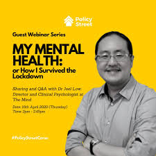 Choose from 4 quality psychologist and mental health clinics in kuala lumpur, rated 4.4 over 5 from 185 verified reviews by our community medical support network. Policystreet On Twitter You Are Invited To Join Policystreet S Webinar By Guest Speaker Dr Joel Low Director Clinical Psychologist The Mind More Than 10 Years Of Clinical Psychology Experience Rsvp At