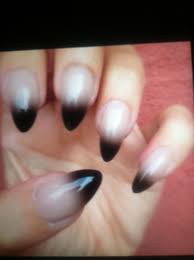 Ombre Black And Clear Nails Clear To Black Ombre Nails Black Ombre Nails Ombre Nails Ombre Nail Designs