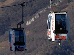 Italien sei ein land der sicherheit. Seilbahn Pian Di Bobbio Comer See Italien