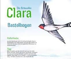 Kostenlose bastelbögen als pdf : Clara Die Schwalbe Bastelbogen Einfach Kostenlos Bestellen