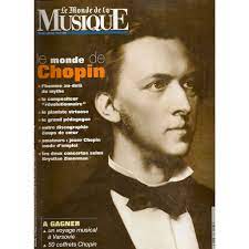 La musique **se ressent dans tout le corps : Le Monde De La Musique N 234 De Frederic Chopin Magazine Chez Kroun2 Ref 118081164