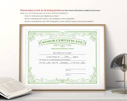 Stock prices may also move more quickly in this environment. Editable Stock Certificate Template Printable Certificate Of Etsy Certificate Templates Printable Certificates Stock Certificates