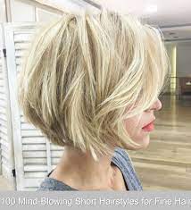 100 Mind Blowing Short Hairstyles For Fine Hair 537233 Bob Hairstyles Bobhairstyles 73 Messy Choppy Blonde Bob The Most Popular Short Hairstyles For Fine 2020