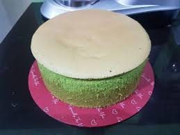 Marble butter sponge cake, tang mian method (烫面黄金蛋糕) **. Basic Sponge Cake Credit Azizi Resepi Sedap Mudah Buat Facebook