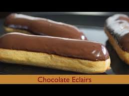 Delicious Brown Chocolate Eclairs Taste Of France Bruno Albouze The Real Deal I Love Chocolates Eclair Recipe Eclairs Chocolate Eclair