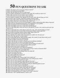 Oh, and remember to ask lots of follow questions and give elaborate answers to their questions, so they have something to work with. 50 Fun Questions To Ask A Guy The Wonder Cottage Fun Questions To Ask This Or That Questions Snapchat Question Game