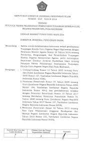 Adalah keputusan direktur jenderal pendidikan islam nomor 7242 tahun 2020 tentang petunjuk teknis. Juknis Pembayaran Tunjangan Kinerja Tukin Guru Pns Madrasah