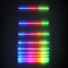 Colorful Light Sculptures By James Clar Interpret Technology S Effects On Our Perceived Reality Light Art Light Sculpture Light Sculpture Installation