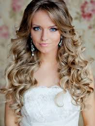 If you want a detailed wedding hairstyle for long hair down then you could have a low ponytail and add some intricate twists and bows to make it look pretty. Up Half Down Wedding Hairstyles For Medium Length Hair 2017 Regarding Wedding Hairstyles Curly Hair Half Up Best Inspiration Hair Styles Long Hair Styles Glamorous Wedding Hair