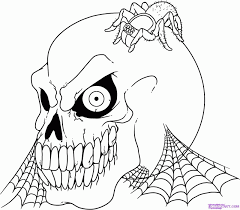 Skeleton coloring pages are great for learning human anatomy and especially fun for halloween. Halloween Skeleton Coloring Pages Coloring Home