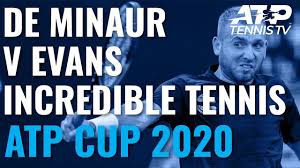 Official atp tennis results and scores for men's professional tennis tournaments on the atp tour. Incredible Winners Match Point From Evans Vs De Minaur Epic Atp Cup 2020 Quarter Finals Youtube