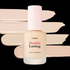 Gently pat the face with the fingertips to increase adherence and absorption into skin. Etude House Double Lasting Cover Foundation 30g Spf50 Pa