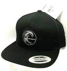 New Oneill Surfing Company Hat Black Adjustable Snapback Oneill Surf Oneill Surf Companies
