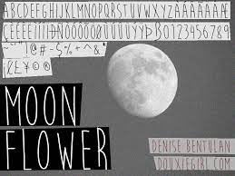 Maybe you would like to learn more about one of these? Moon Flower Font Dafont Com