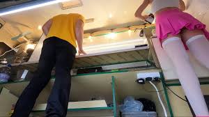 Cute and innocent real virgin candid camera upskirt on food truck - XNXX.COM