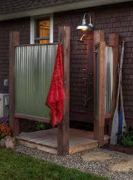 Stylish beach entry backyard swimming pools. 47 Awesome Outdoor Bathrooms Leaving You Feeling Refreshed