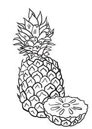Along with normal pineapple pictures, the coloring sheets also include other options and variations like pictures of spongebob's pineapple house. Coloring Pages Sliced Pineapple Coloring Page