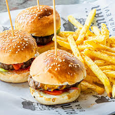 MİNİ HAMBURGER + PATAES