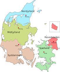 Wegenkaart landkaart skane zweden oost zeeland denemarken. Regio S Van Denemarken Wikipedia