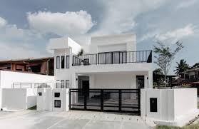 Www.distributorbangunan.com kombinasi warna cat hitam doff gambar desain rumah Lihat Bagaimana Rumah Teres Ini Diubahsuai Dengan Rekaan Moden Dan Minimalis