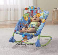 Fisher Price Deluxe Infant To Toddler Rocker Alpha Fun Cooltoysrental Com