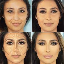 A large nose possesses a long link and also to make the illusion of a contoured nostril, take darker tones as well as brush both the edges of the nostrils. Contouring Your Nose Beauty Blurbs Babbles